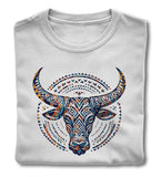 T-shirt Bull Head Pattern