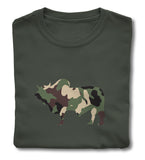 T-Shirt - Camo Bull