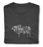 T-Shirt - Camo Bull